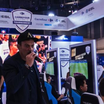 Speaker para evento deportivo