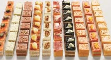 Canapés de colores