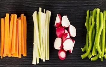 Hummus con crudités de verduras