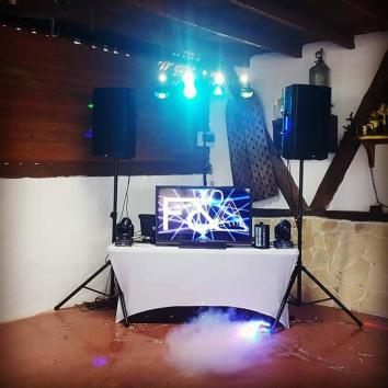 Luces Discoteca y efectos de humo o burbujas