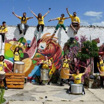 Batucada de 8 a 10 músicos para eventos