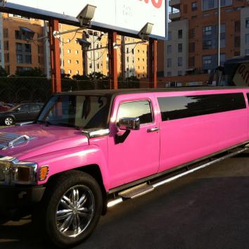Limusina Hummer Rosa
