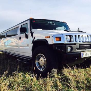 Limusina Hummer Blanca 8 plazas