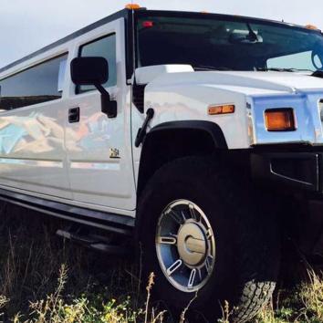 Limusina Hummer blanca 11 plazas
