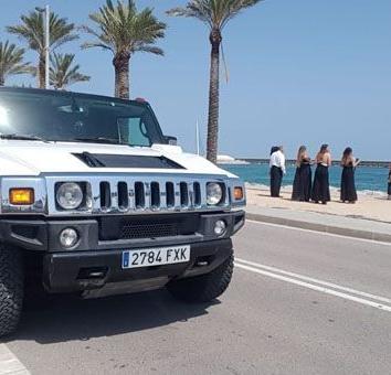 Hummer blanca 8 Personas