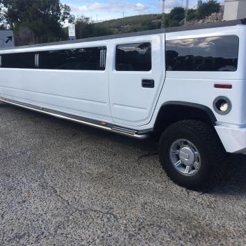 Limusina Hummer Blanca 8 plazas