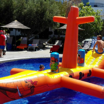 Castillo Hinchable Barco Vikingo (Acuático)