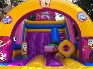 Castillo Hinchable Tobogán Bob Sponja 
