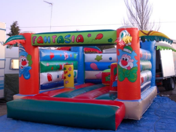 Castillo Hinchable Payasos