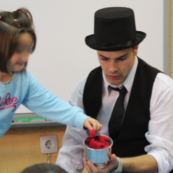 Animación con magia