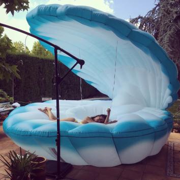 Concha hinchable de 4 metros