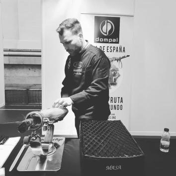 Cortador de Jamón + Jamón 100% bellota