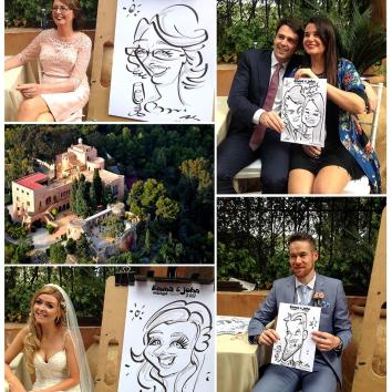 CARICATURAS PARA TOD@S EN BODAS Y EVENTOS!
