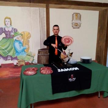 Corte de jamón en Murcia