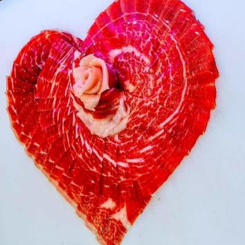 Servicio de corte + Jamón bellota 50% 