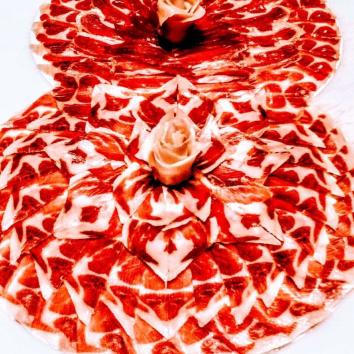 Servicio de corte + Jamón bellota 100% 