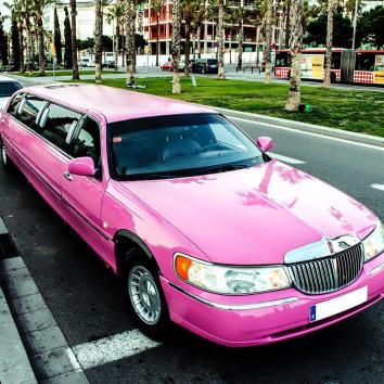 Limusina Lincoln Rosa 8 plazas