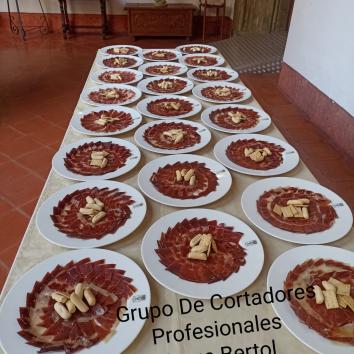 Cortador de jamón para eventos
