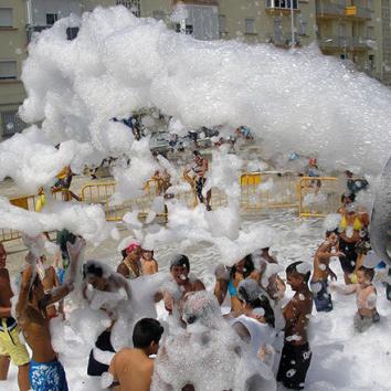 Máquina de espuma para eventos