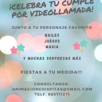 Animación infantil por Videollamada