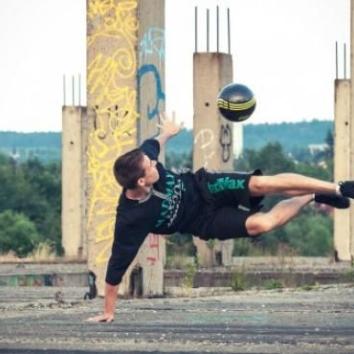 Espectáculo de Freestyle Football para fiestas