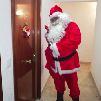 El Rey Melchor o Papá Noel: visitas en casa