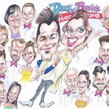 ENCARGO DE CARICATURAS Y ENTREGA VÍA ONLINE