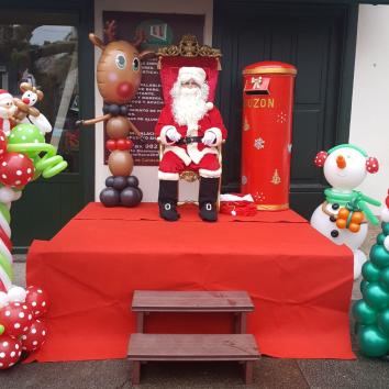 Visita de Papá Noel en casa
