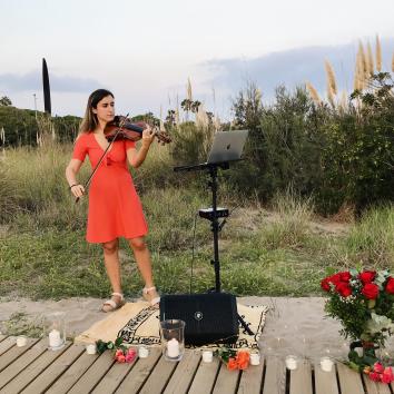 Violinista para pedida de mano