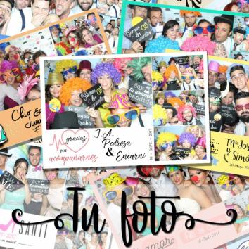 Pack de fotomatón para comuniones, bodas y fiestas
